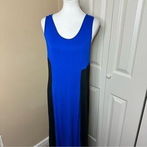 Kris Jenner Kollection Blue Black Dress 🛞